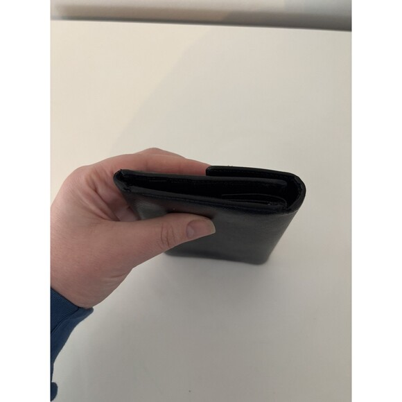 PRADA large saffiano leather wallet Black Triangle Authenticity Card - Picture 5 of 16